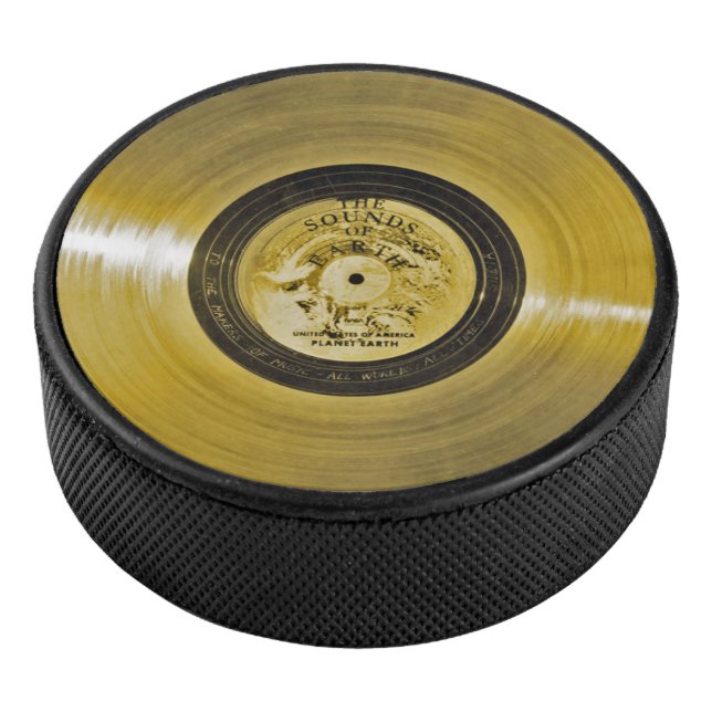 Voyager Spacecraft Golden Record Hockey Puck (3/4)