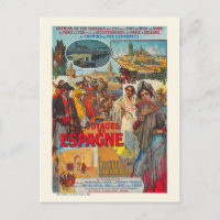 Voyages en Espagne Vintage Poster 1920s