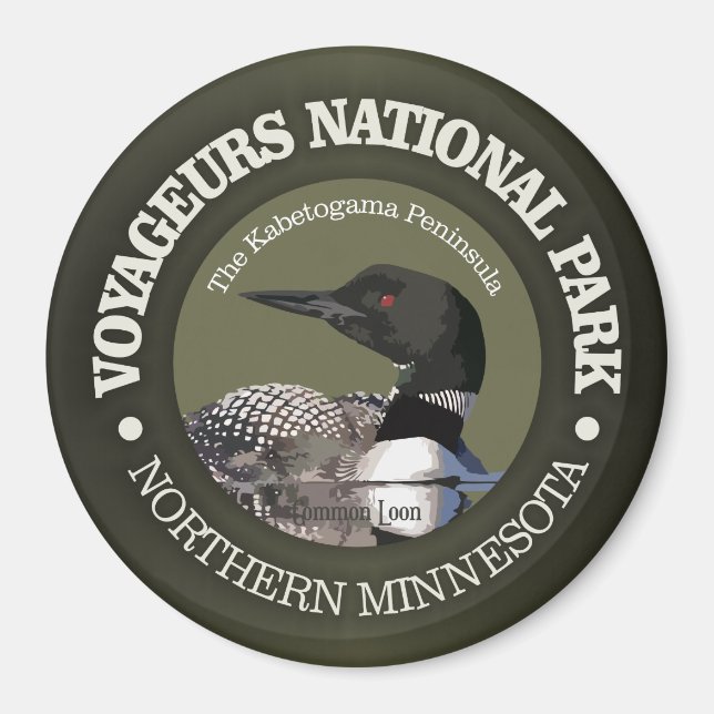 Voyageurs National Park (Loon) Magnet (Front)