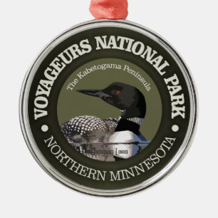Voyageurs National Park (Loon) Metal Ornament