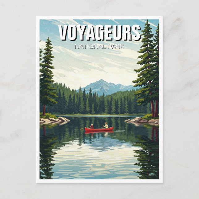 Voyageurs National Park Minnesota Travel Postcard (Front)