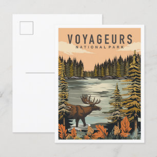 Voyageurs National Park Minnesota Travel Postcard
