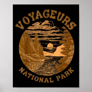 Voyageurs National Park Minnesota Travelling Natur Poster