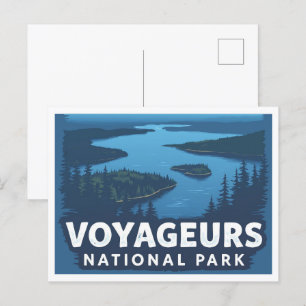 Voyageurs National Park Minnesota USA Travel Postcard