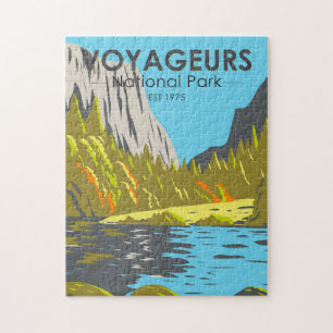 Voyageurs National Park Minnesota Vintage  Jigsaw Puzzle