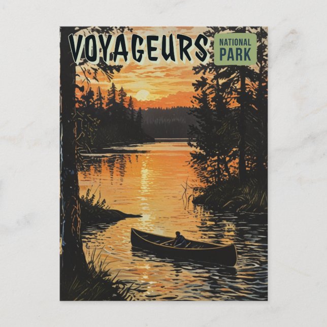 Voyageurs National Park Postcard (Front)