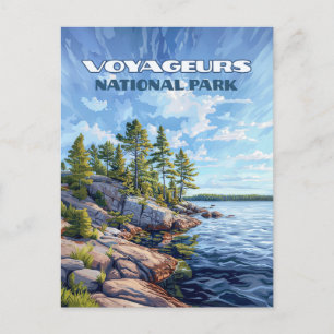 Voyageurs National Park Rainy Lake Minnesota Postcard