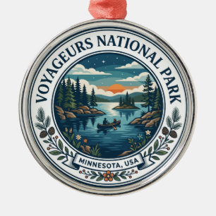Voyageurs National Park USA Metal Ornament