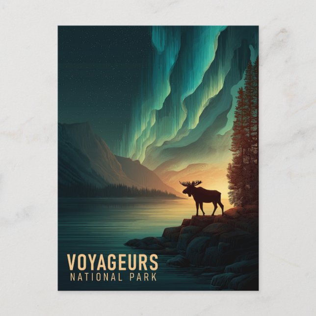 Voyageurs National Park Vintage Postcard (Front)