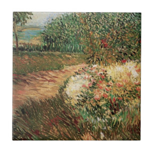 Voyer d'Argenson Park Asnieres by Vincent van Gogh Ceramic Tile