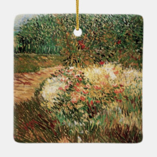 Voyer d'Argenson Park Asnieres by Vincent van Gogh Ceramic Tree Decoration