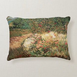 Voyer d'Argenson Park Asnieres by Vincent van Gogh Decorative Cushion