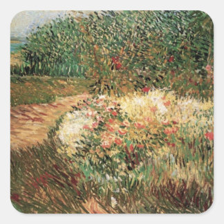 Voyer d'Argenson Park Asnieres by Vincent van Gogh Square Sticker