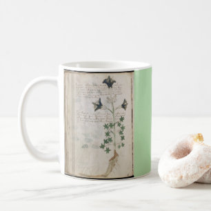 Voynich Manuscript pages Botanical ancient codex Coffee Mug