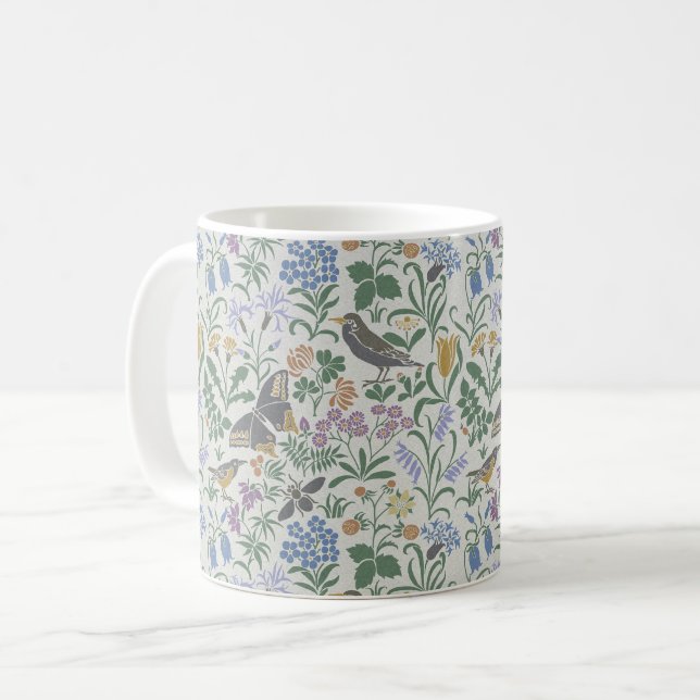 Voysey's Garden 2 Coffee Mug (Front Left)