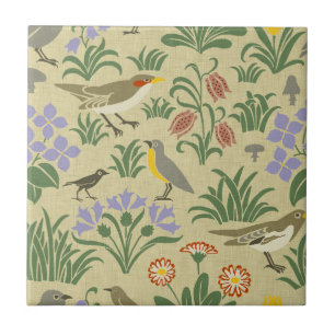 Voysey's Garden Ceramic Tile