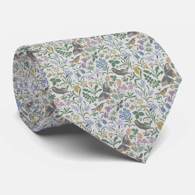 Voysey's Garden Neck Tie (Rolled)