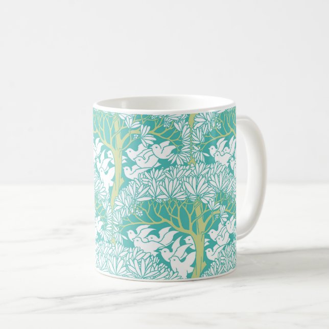 Voysey's "Savaric" Coffee Mug (Front Right)