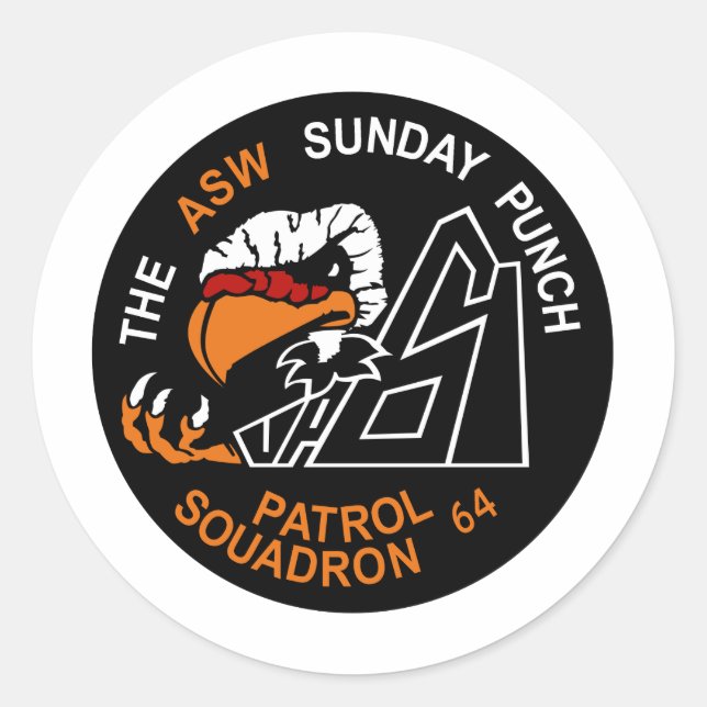 VP-64 Condors Classic Round Sticker (Front)