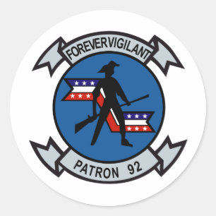 VP-92 Minutemen Classic Round Sticker