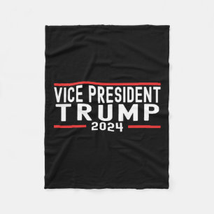 Vp Trump Funny Biden Election Vp Trump 2024 1 Fleece Blanket