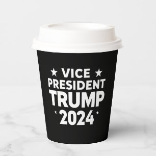 VP Trump Funny Election Joe Biden Funny Quote Paper Cups