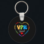 Vpk Squad First Day Of Vpk Back To School  Key Ring<br><div class="desc">Vpk Squad First Day Of Vpk Back To School</div>