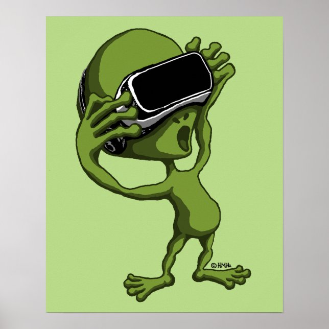 VR alien Poster (Front)