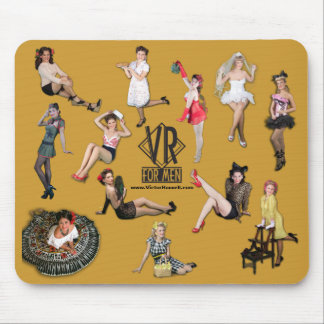 VR "FOR MEN" Pinup Mousepad