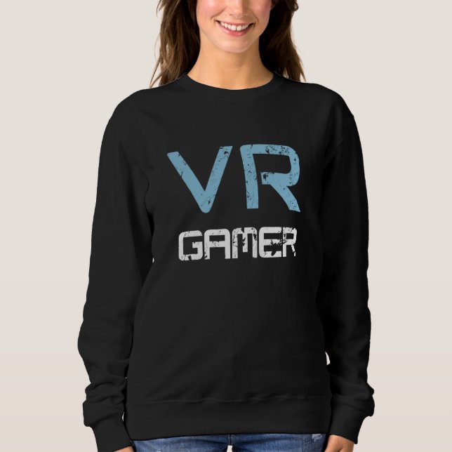 VR GAMER for Virtual Reality KIDS Sweatshirt (Front)
