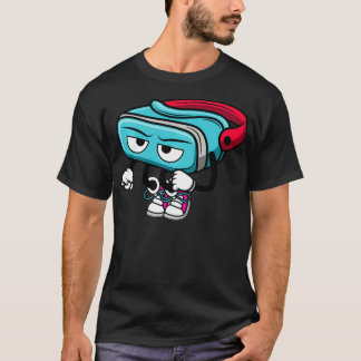 VR Goggle Cute Headset Virtual Reality Futuristic T-Shirt