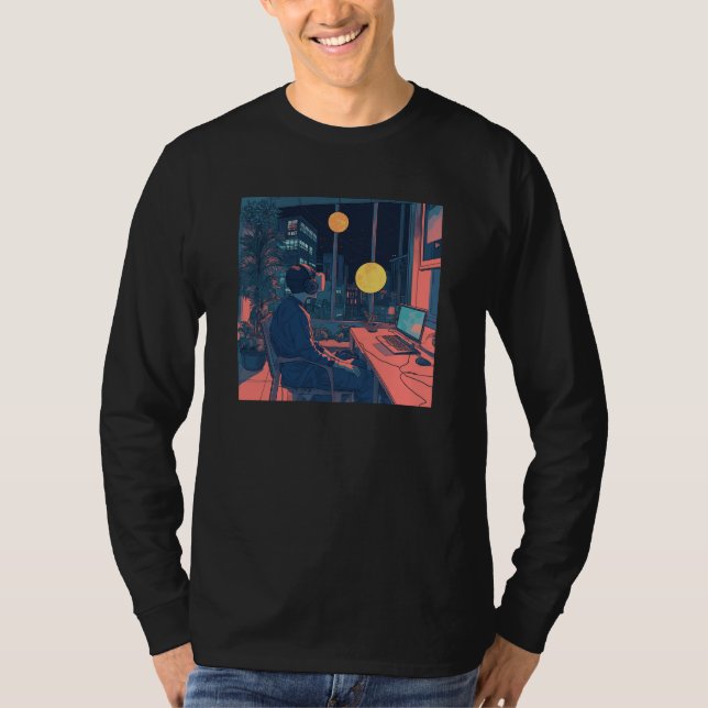 VR Lofi Art Style T-Shirt (Front)