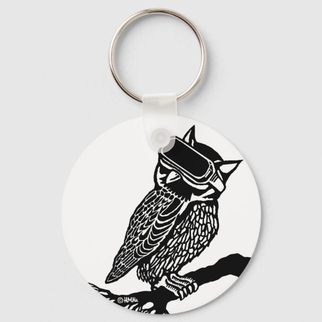 VR Owl Key Ring (Front)
