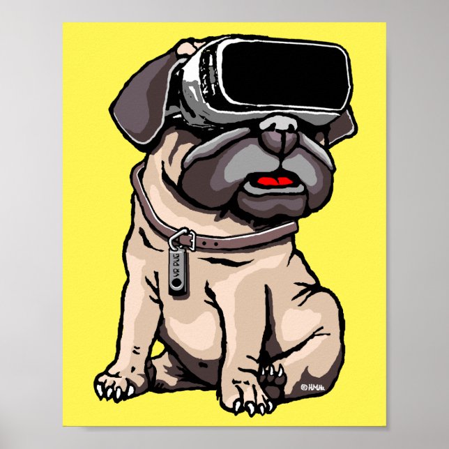 VR Pug Poster (Front)