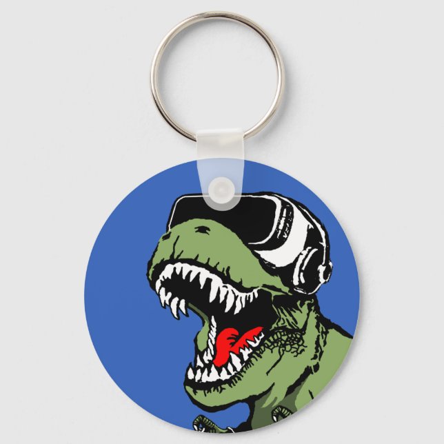 VR T-rex Key Ring (Front)