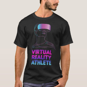 VR Virtual Reality Player PC Nerd Athlete Gaming G T-Shirt