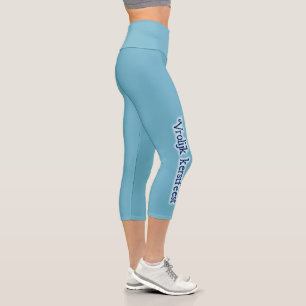Vrolijk kerstfeest On ice Capri Leggings