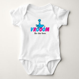 Vroom Baby White Bodysuit