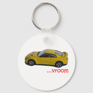 Vroom...fast car key ring