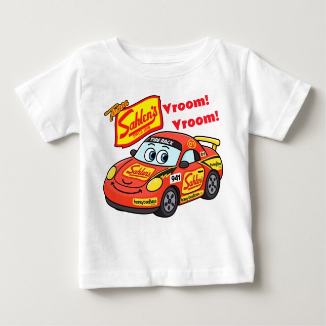 Vroom Vroom Baby T-Shirt (Front)