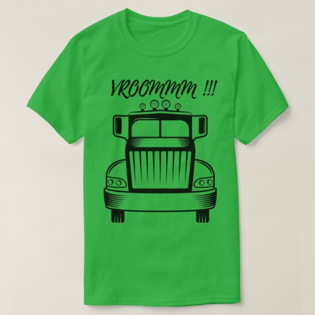 Vroomm truck Triblend T-Shirt (Design Front)