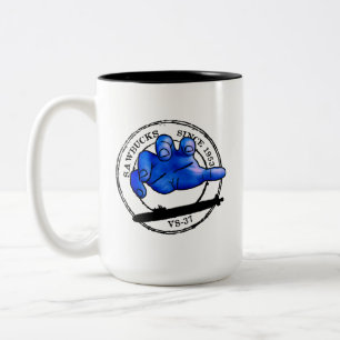 VS-37 SAWBUCKS SINCE 1953 Two-Tone COFFEE MUG