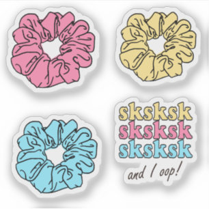 VSCO Girl Themed Sticker Set