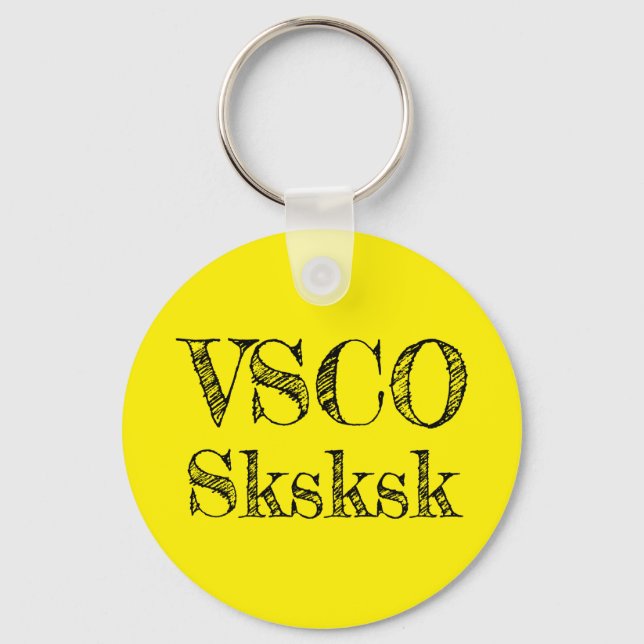 VSCO sksksk Key Ring (Front)