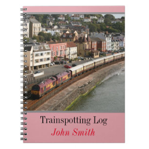 VSOE train - trainspotting log personalised Notebook