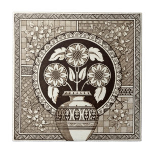 VT0007 Reproduction Antique Transferware Ceramic Tile
