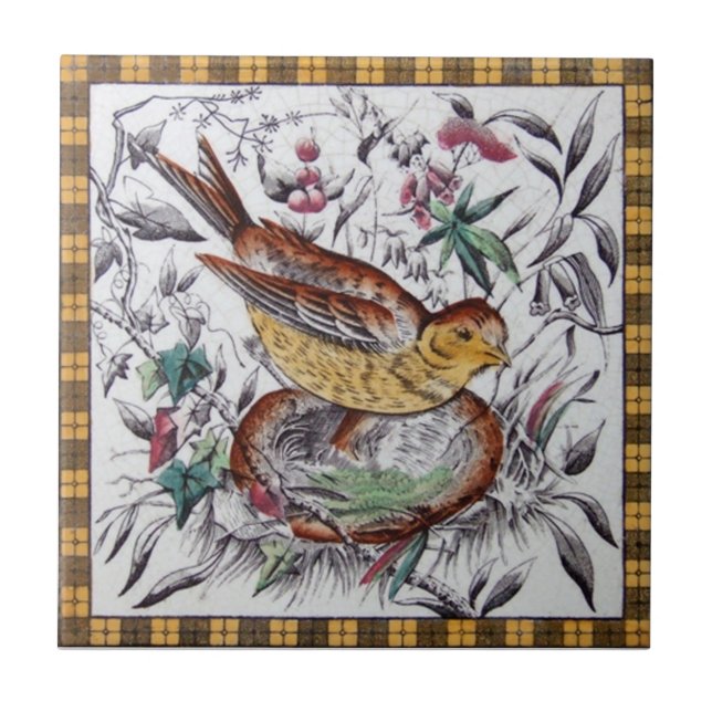 VT0030 Reproduction Antique Transferware Tile (Front)