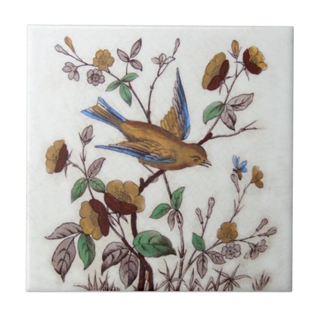 VT0031 Reproduction Antique Transferware Ceramic Tile (Front)