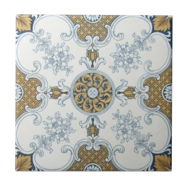 VT0039 Reproduction Antique Transferware Tile (Front)