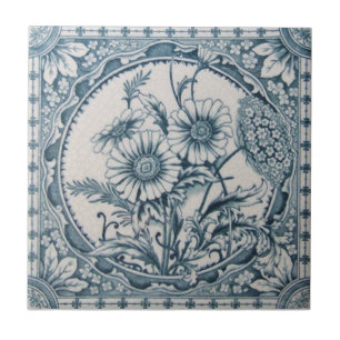 VT0045 Reproduction Antique Transferware Ceramic Tile